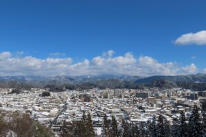 飛騨高山の冬。雪景色