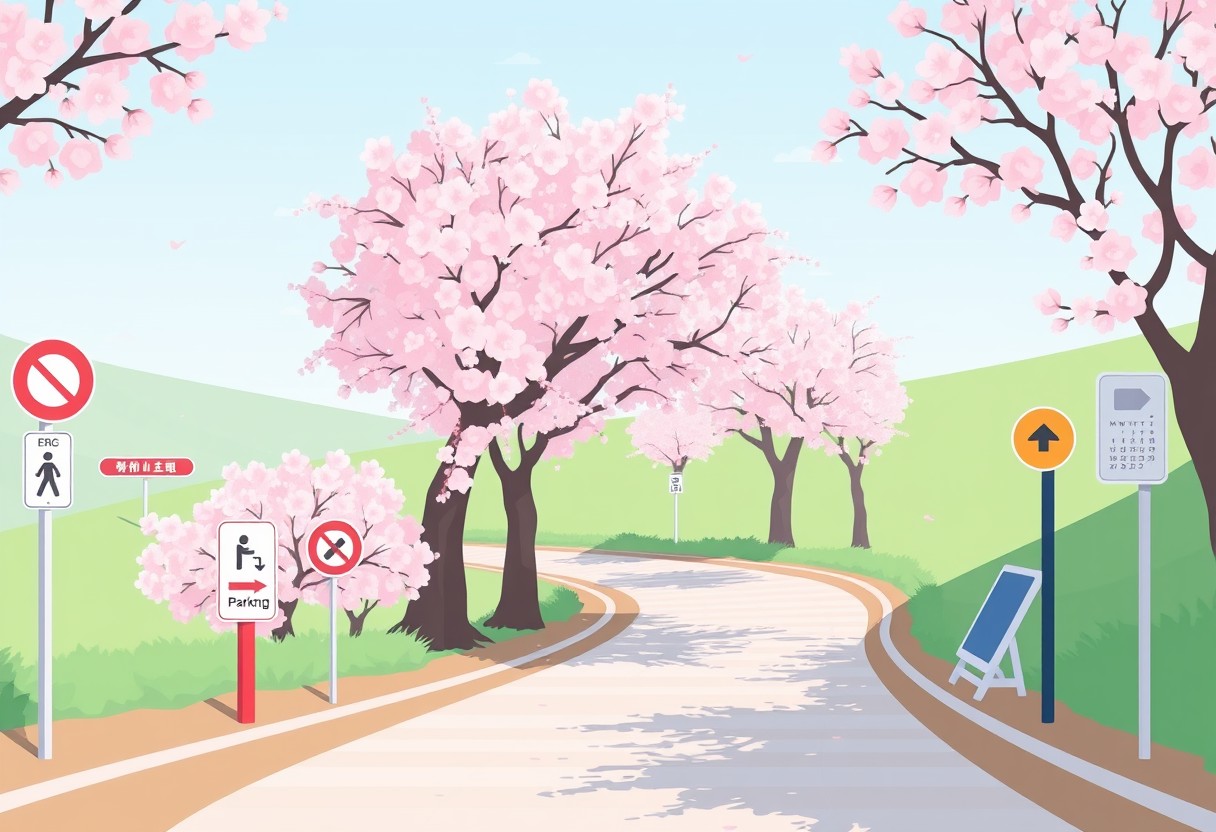 臥龍桜へのアクセス・駐車場と春の観光計画の立て方のイメージ画像